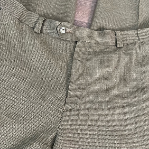 Brown Plaid Vintage 80s Trousers Pants - Picture 7 of 9